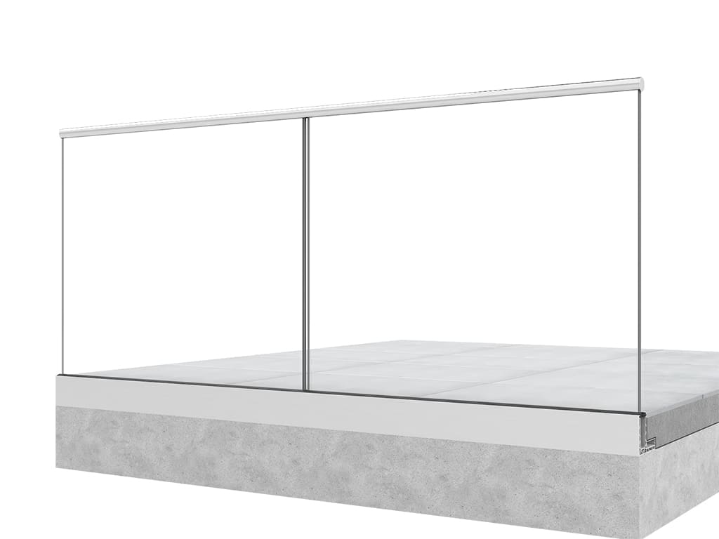 Main courante RP-1400 garde corps terrasse GLASSFIT 1703
